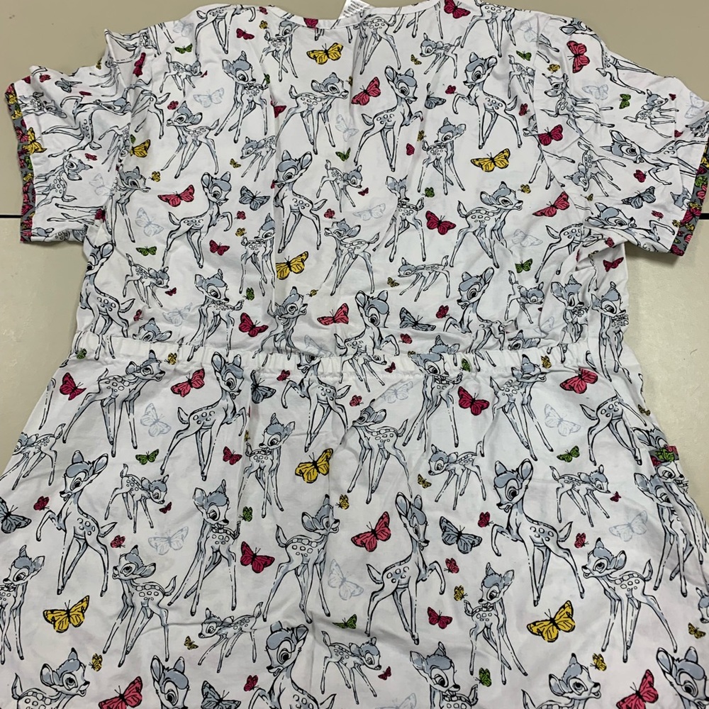 Disney Bambi NWOT Scrub top XL
